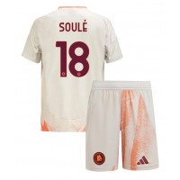 AS Roma Matias Soule #18 Bortadräkt Barn 2024-25 Kortärmad (+ Korta byxor)